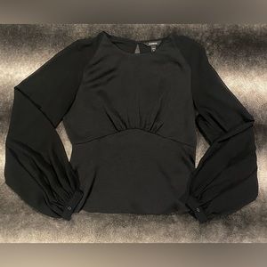 Express Ballon Sleeve Top Size Small